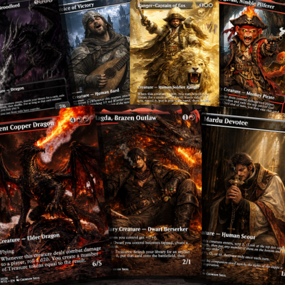 Heaven Fire Cataclysm MTG Proxy Commander Deck