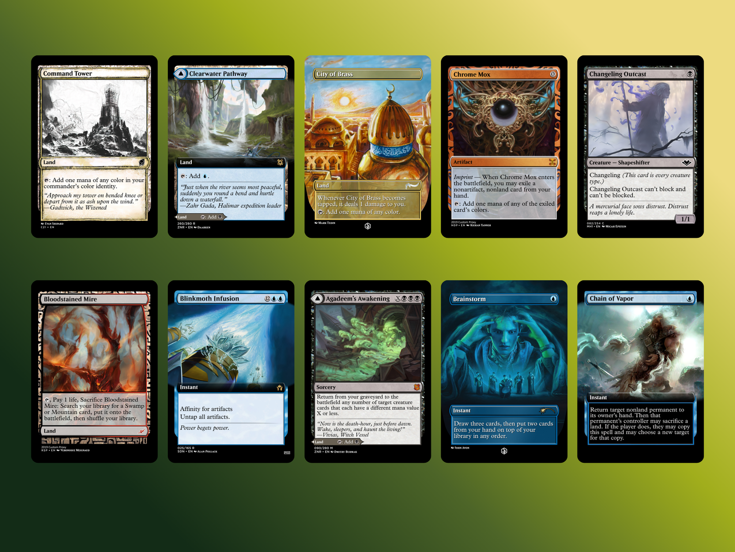 Yuriko Pivot MTG Proxy Commander Deck
