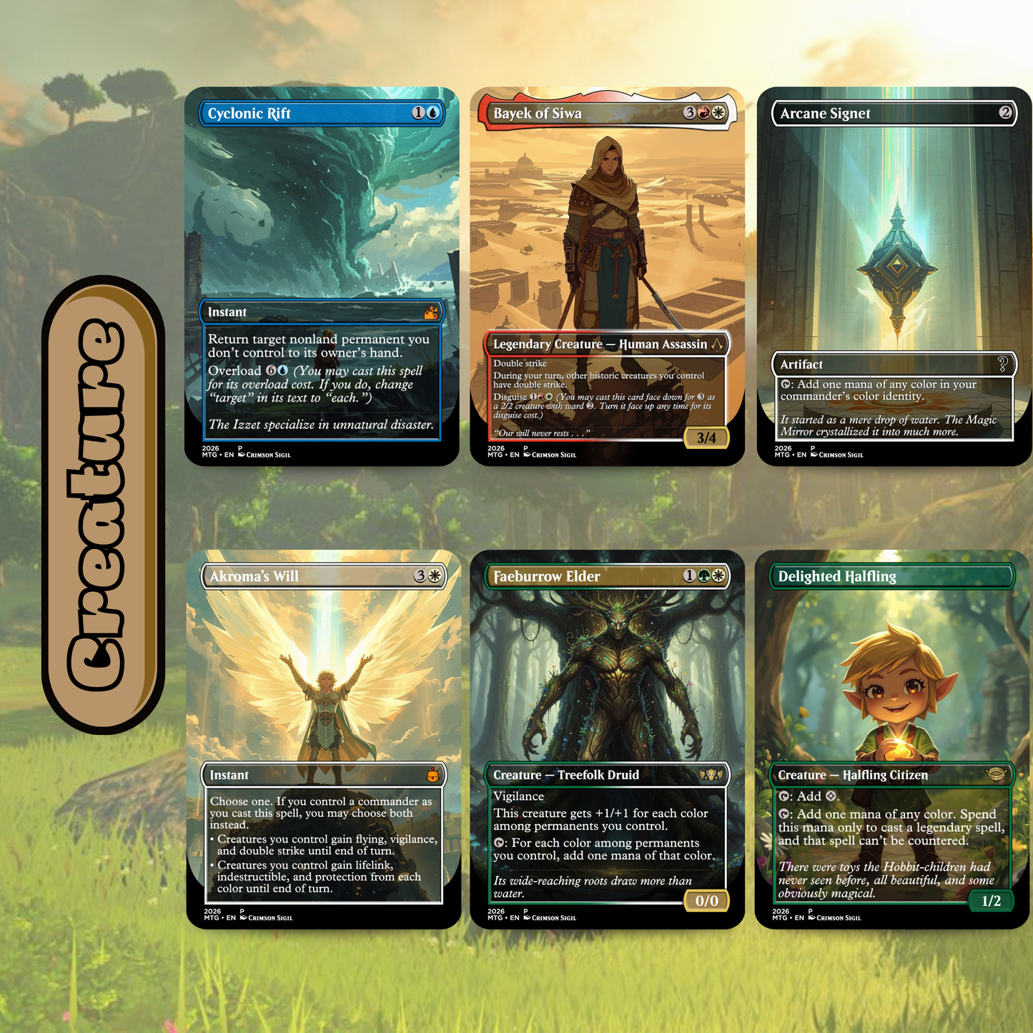 Zelda MTG Proxy Commander Deck
