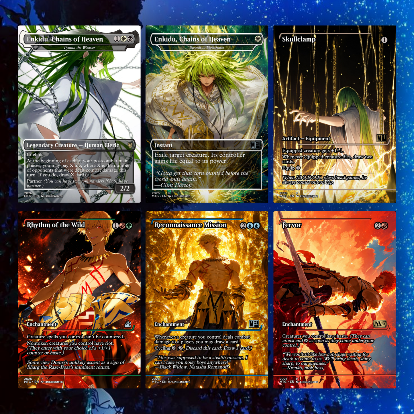 Fate MTG Proxy Commander Deck