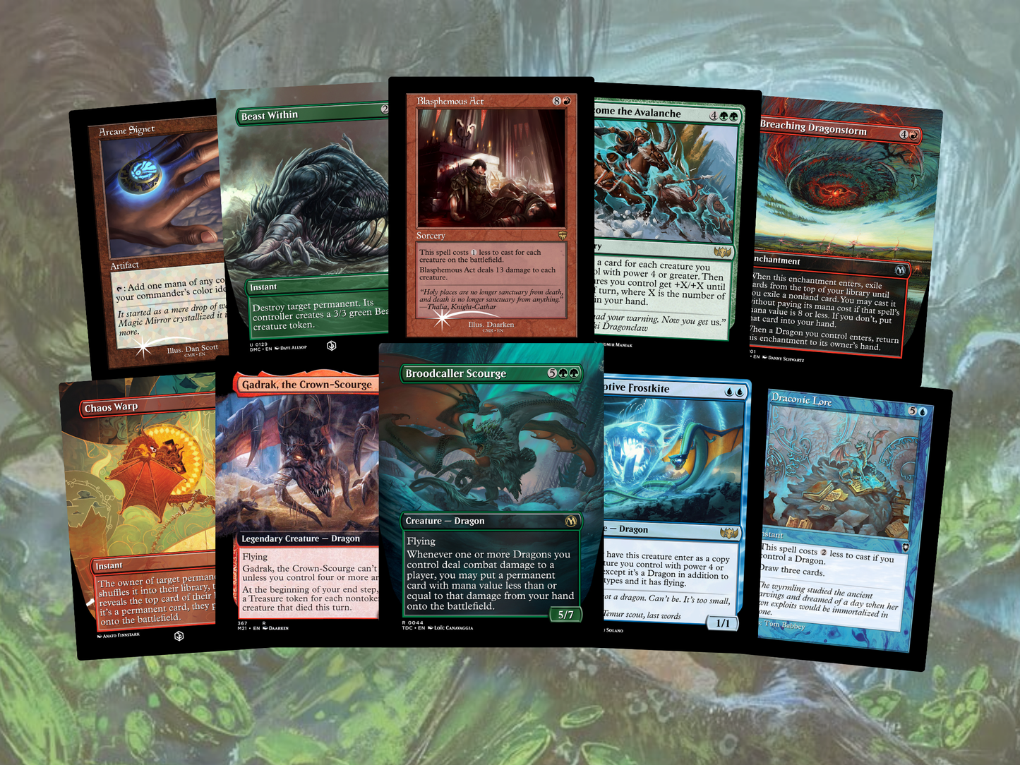 Temur Roar MTG Proxy Commander Deck