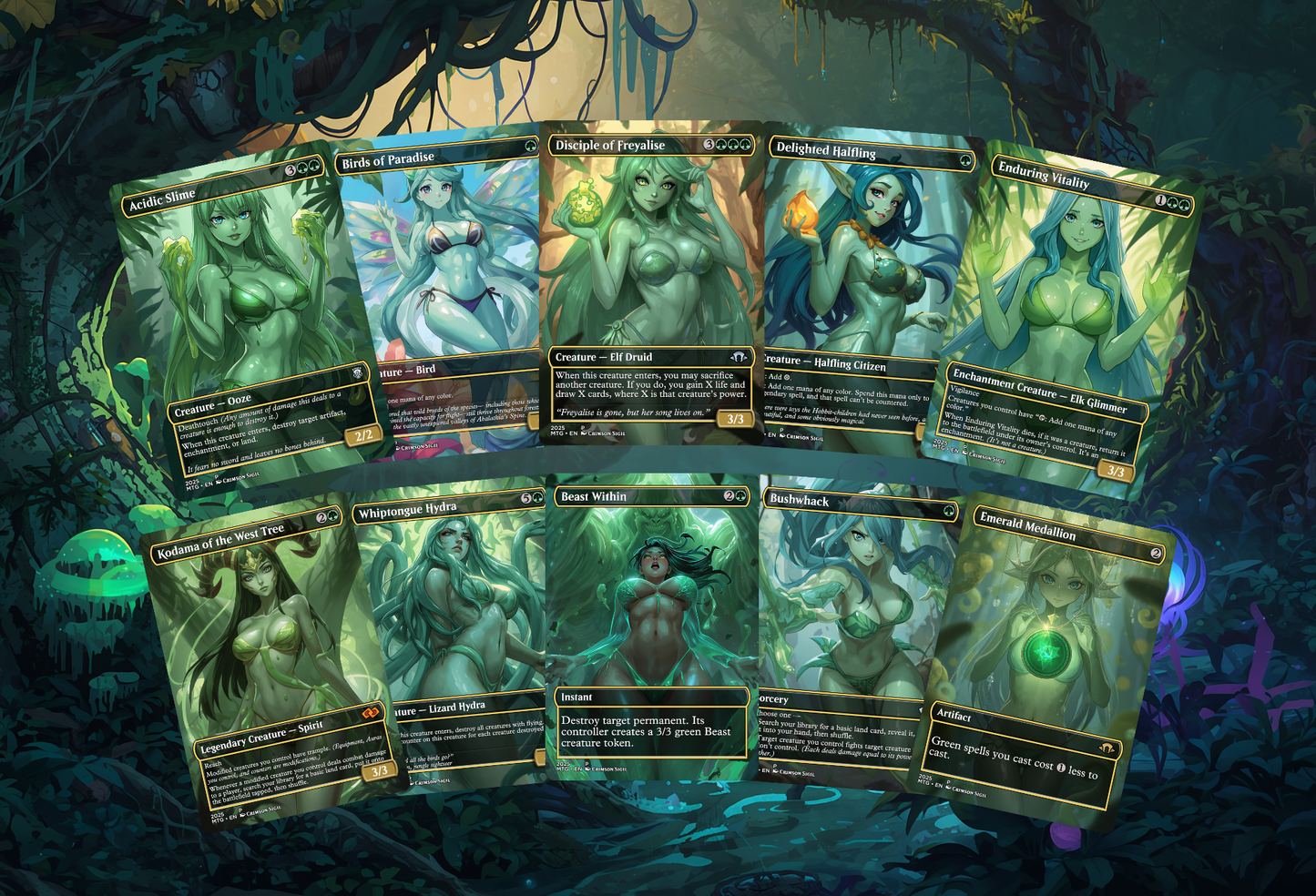 Slime Storm MTG Proxy Commander Deck
