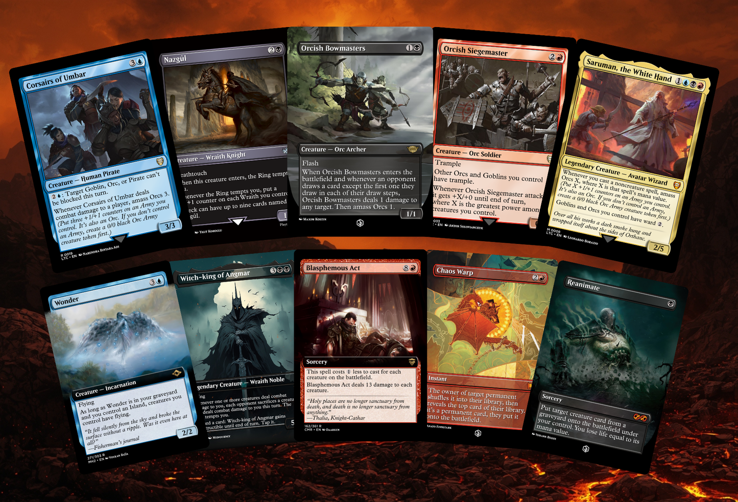 Sauron, the Dark Lord MTG Proxy Commander Deck