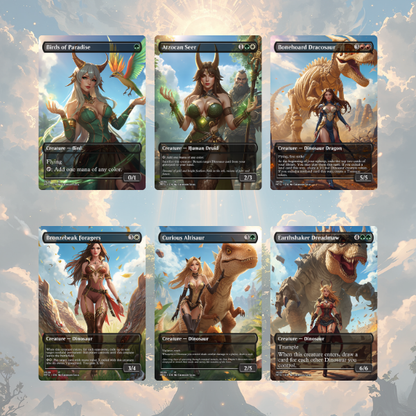 Dinosaurs MTG Proxy Commander Deck