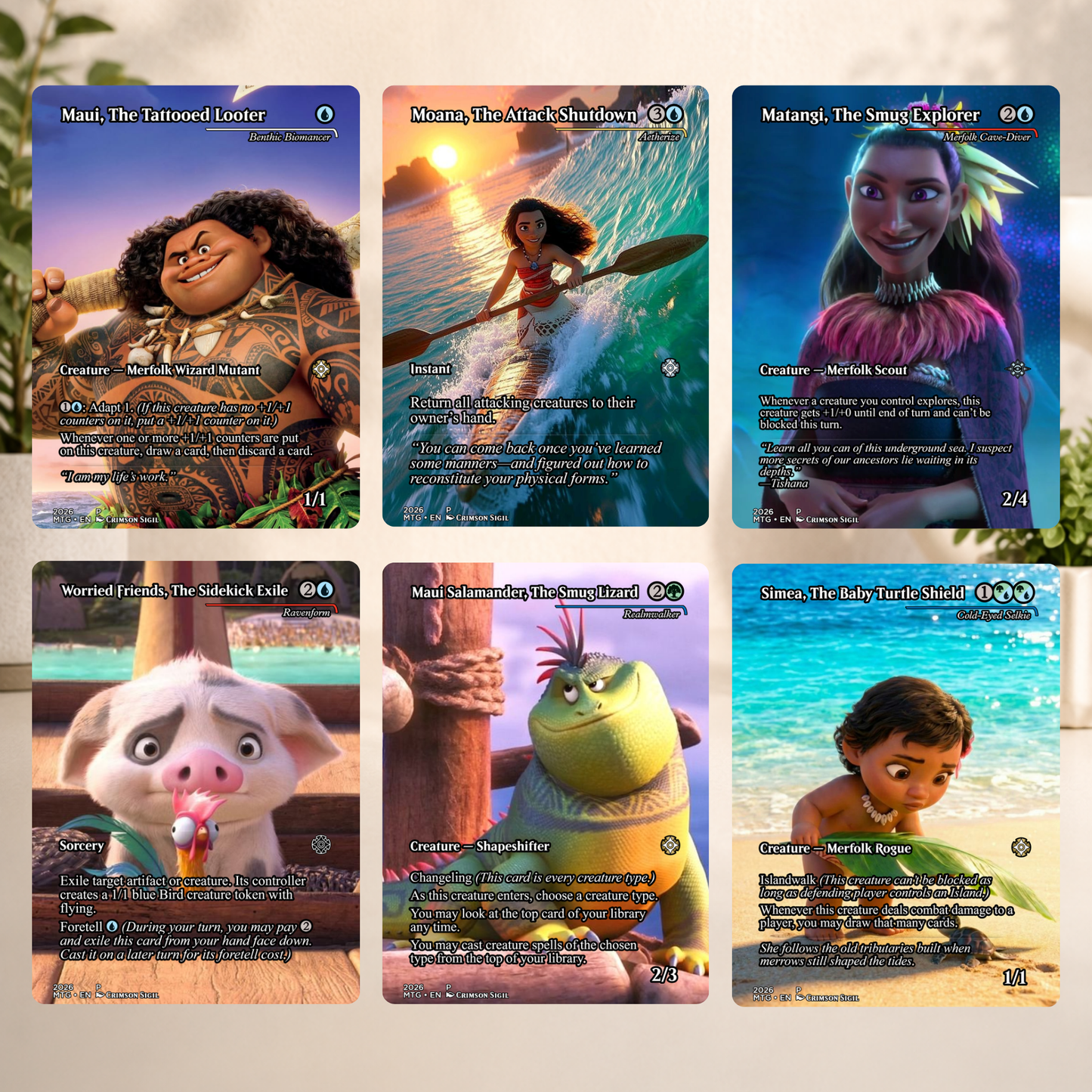 Moana MTG Proxy Commander Deck