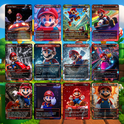 Mario MTG Proxy Commander Deck