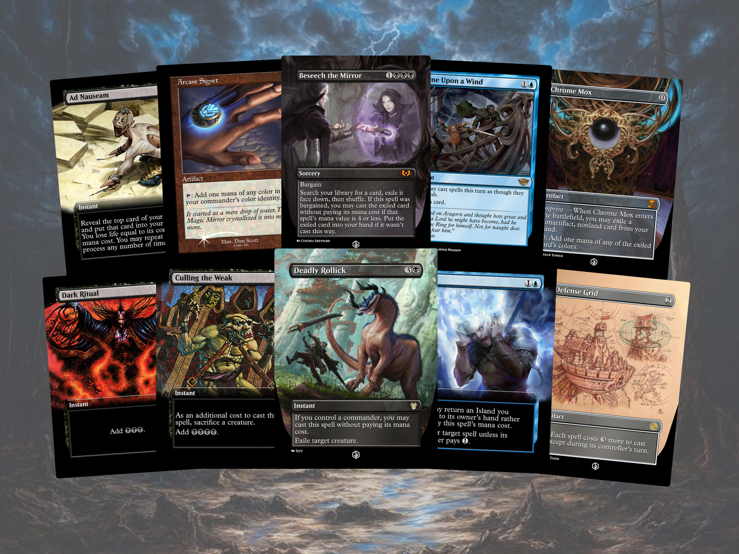 Rograkh Silas Storm Combo MTG Proxy Commander Deck