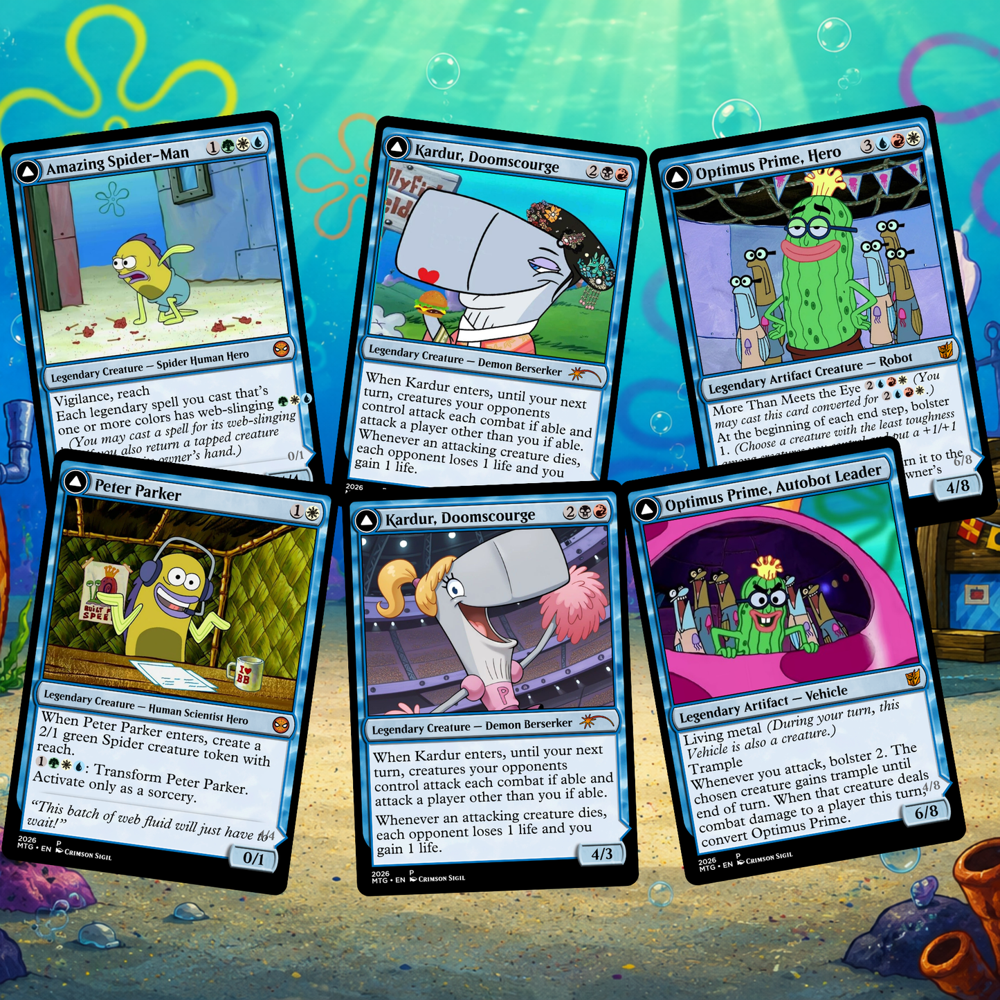 Bubble Wars MTG Proxy Commander Deck