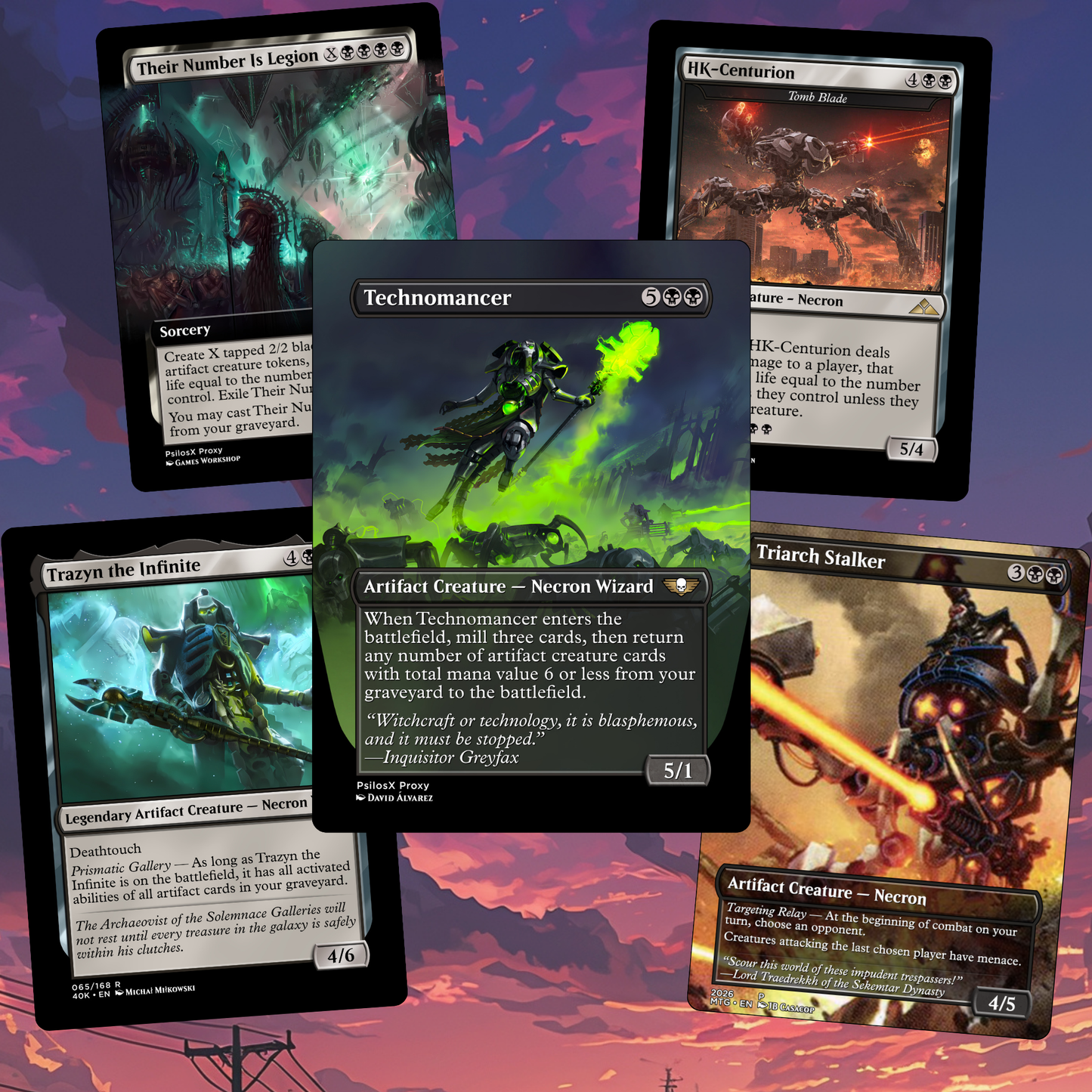 Black Iron Rebirth MTG Proxy Commander Deck