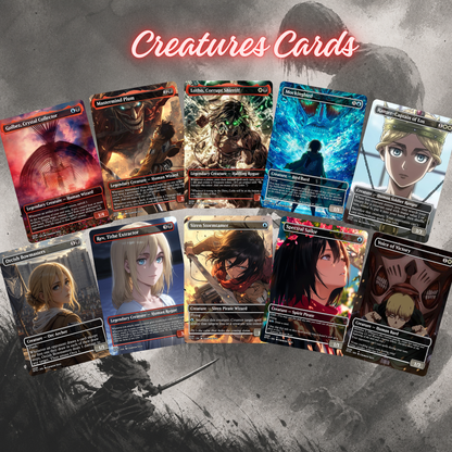 Attack on Titan MTG Proxy Commander Deck