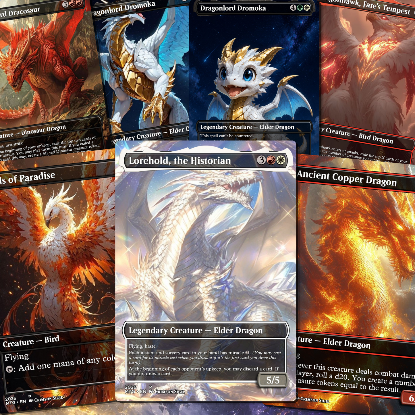 Dragon Kingdom MTG Proxy Commander Deck