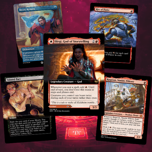 Crimson Velocity Storm MTG Proxy Commander Deck