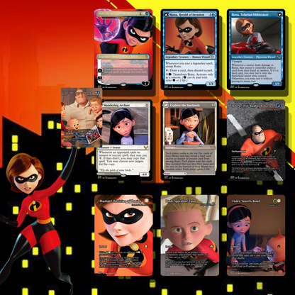 The Incredibles MTG Proxy Commander Deck