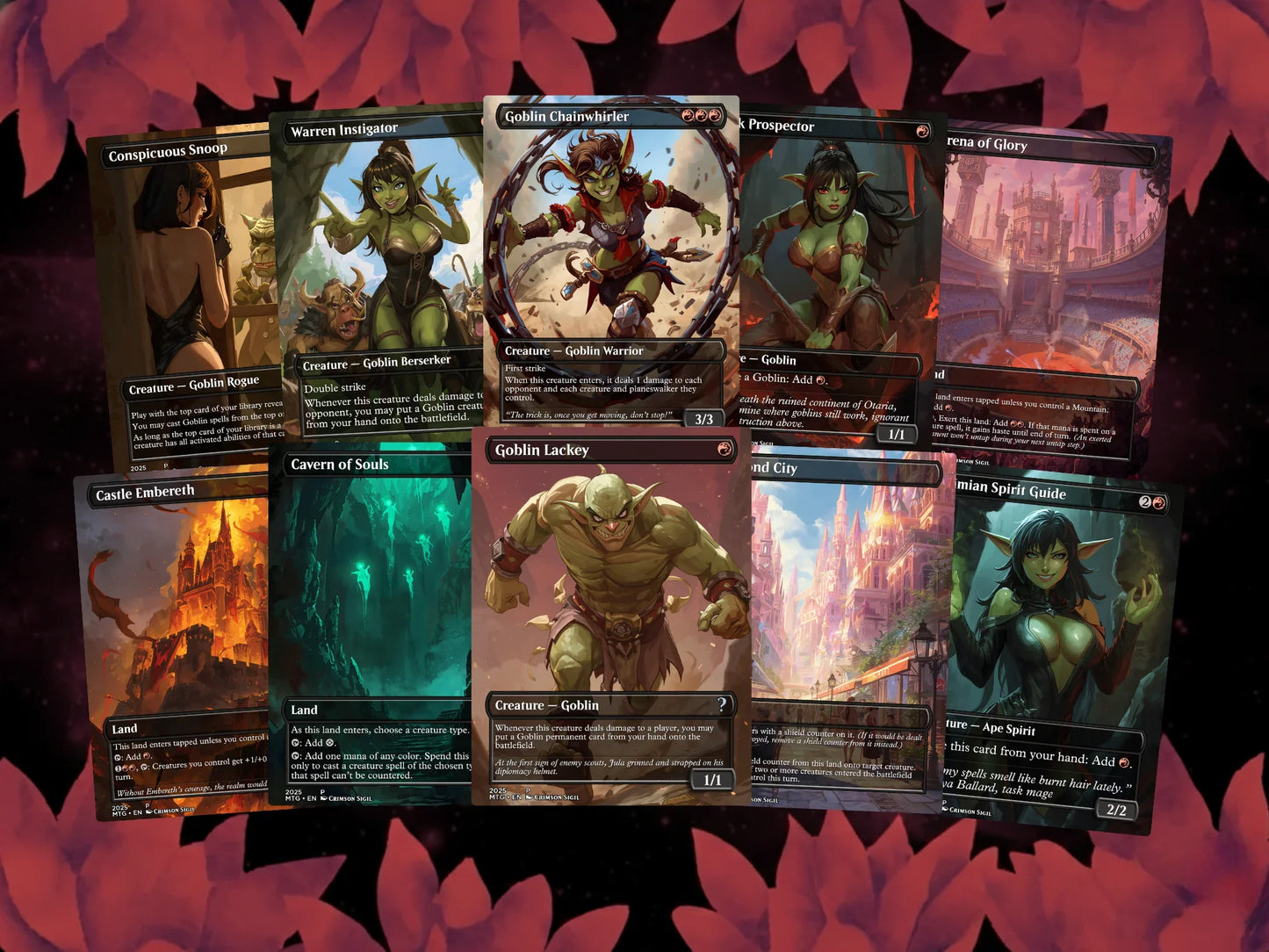 Goblin Tribal MTG Proxy Commander Deck