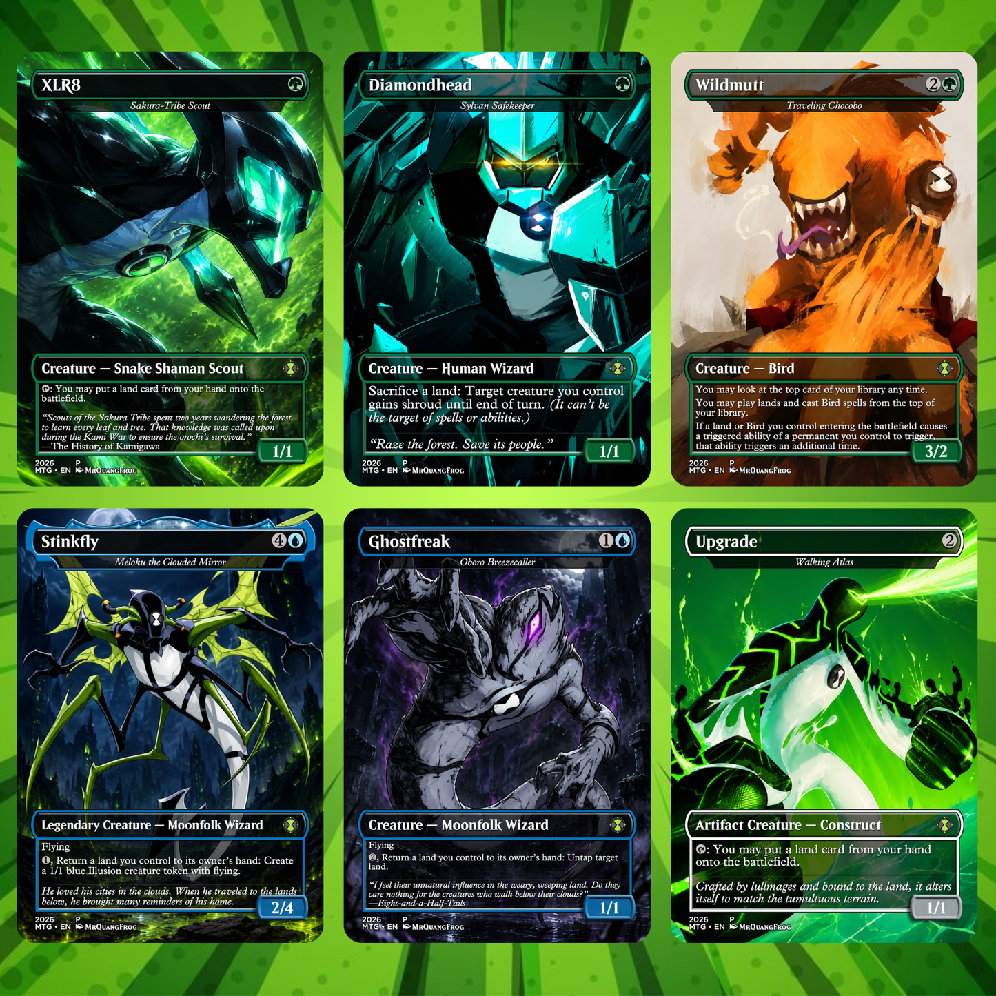 Ben10 MTG Proxy Commander Deck