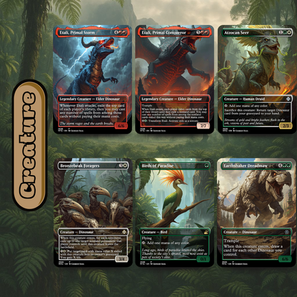 Pantlaza Dinosaurs MTG Proxy Commander Deck