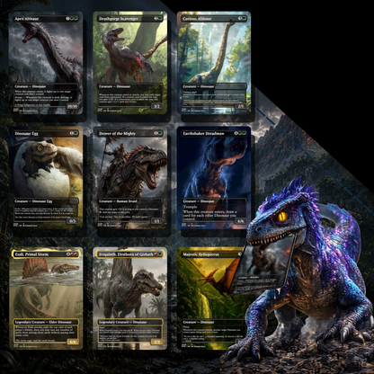 Dinosaur Kingdom MTG Proxy Commander Deck