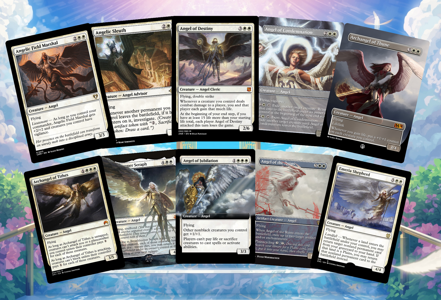 Giada, Angel Tribal MTG Proxy Commander Deck