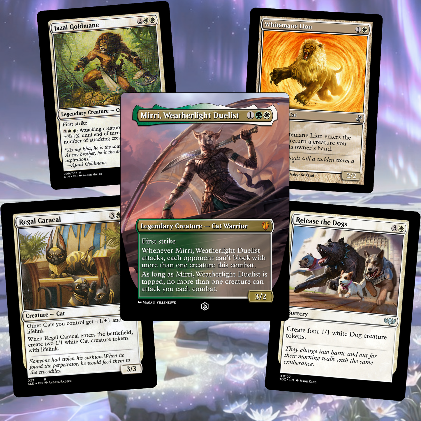 Twin Paws Alliance MTG Proxy Commander Deck