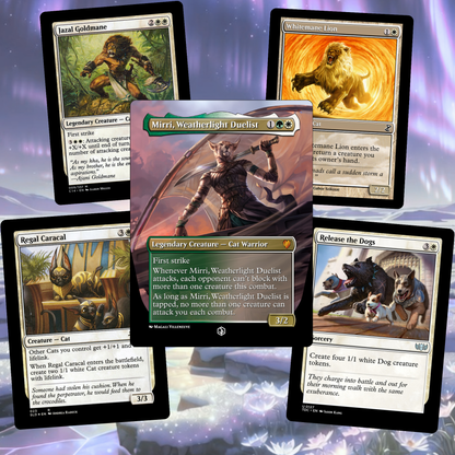Twin Paws Alliance MTG Proxy Commander Deck