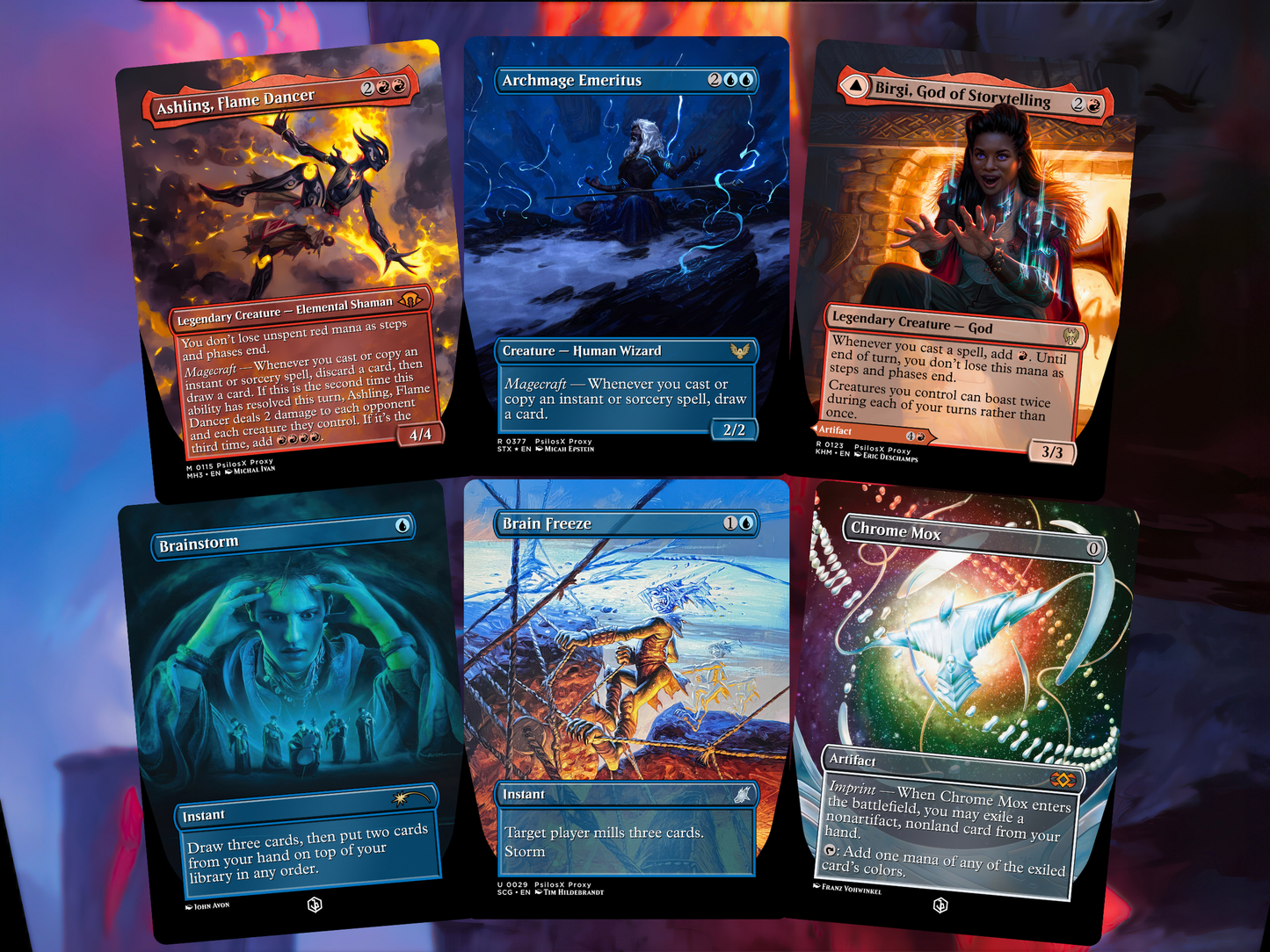 Spell Echo Overdrive MTG Proxy Commander Deck