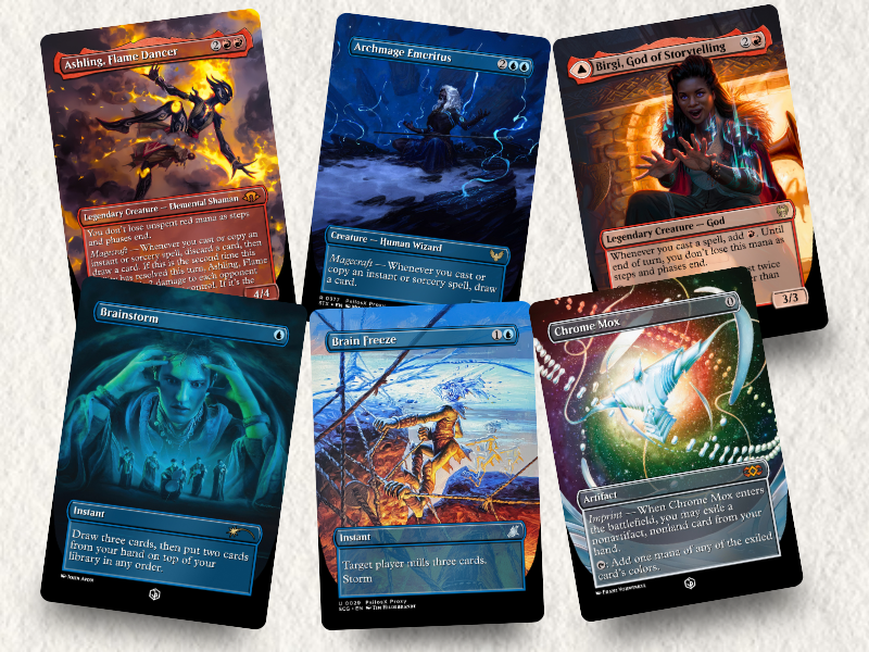 Krark Sakashima Storm MTG Proxy Commander Deck
