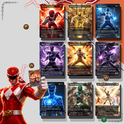 Dino Ranger Force MTG Proxy Commander Deck