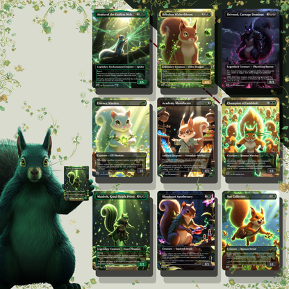Squirrel Sovereign MTG Proxy Commander Deck