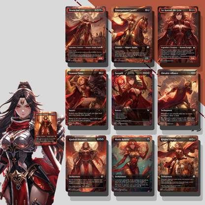 Knight Tribal MTG Proxy Commander Deck