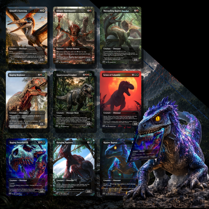 Dinosaur Kingdom MTG Proxy Commander Deck