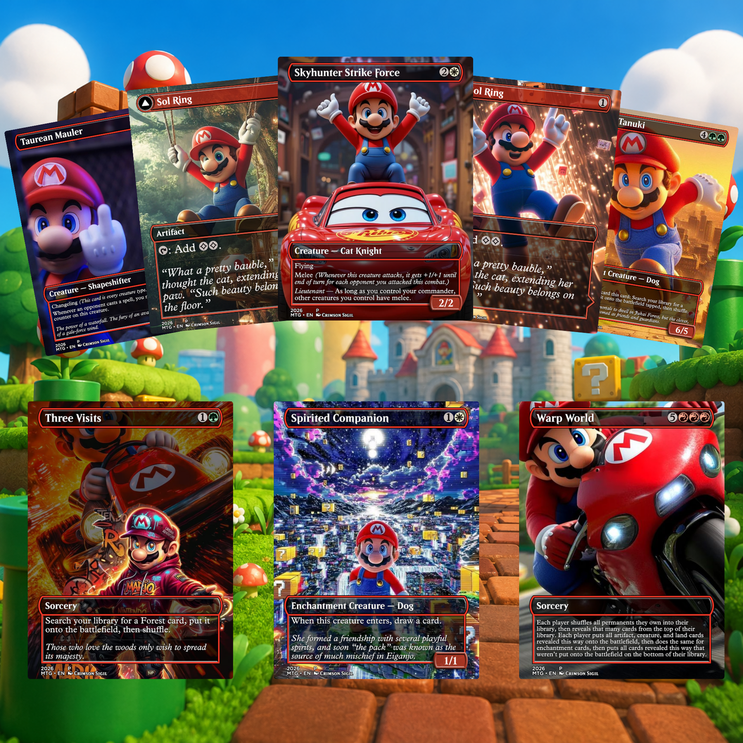 Mario MTG Proxy Commander Deck
