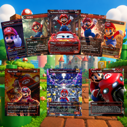 Mario MTG Proxy Commander Deck