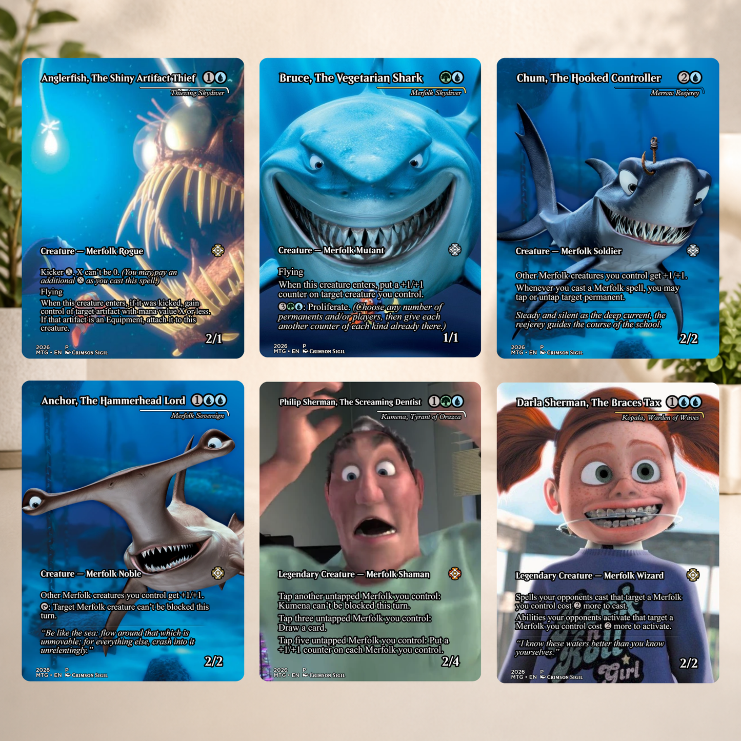 Finding Nemo MTG Proxy Commander Deck