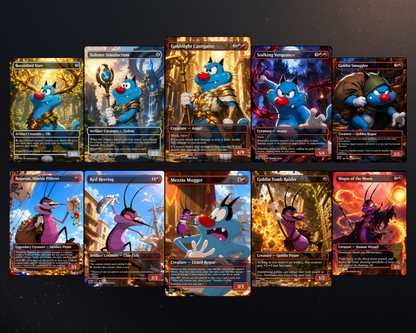 Blue Cat Chaos MTG Proxy Commander Deck