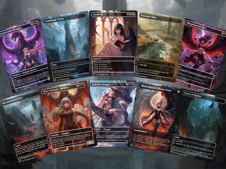 Kaalia of the Vast MTG Proxy Commander Deck