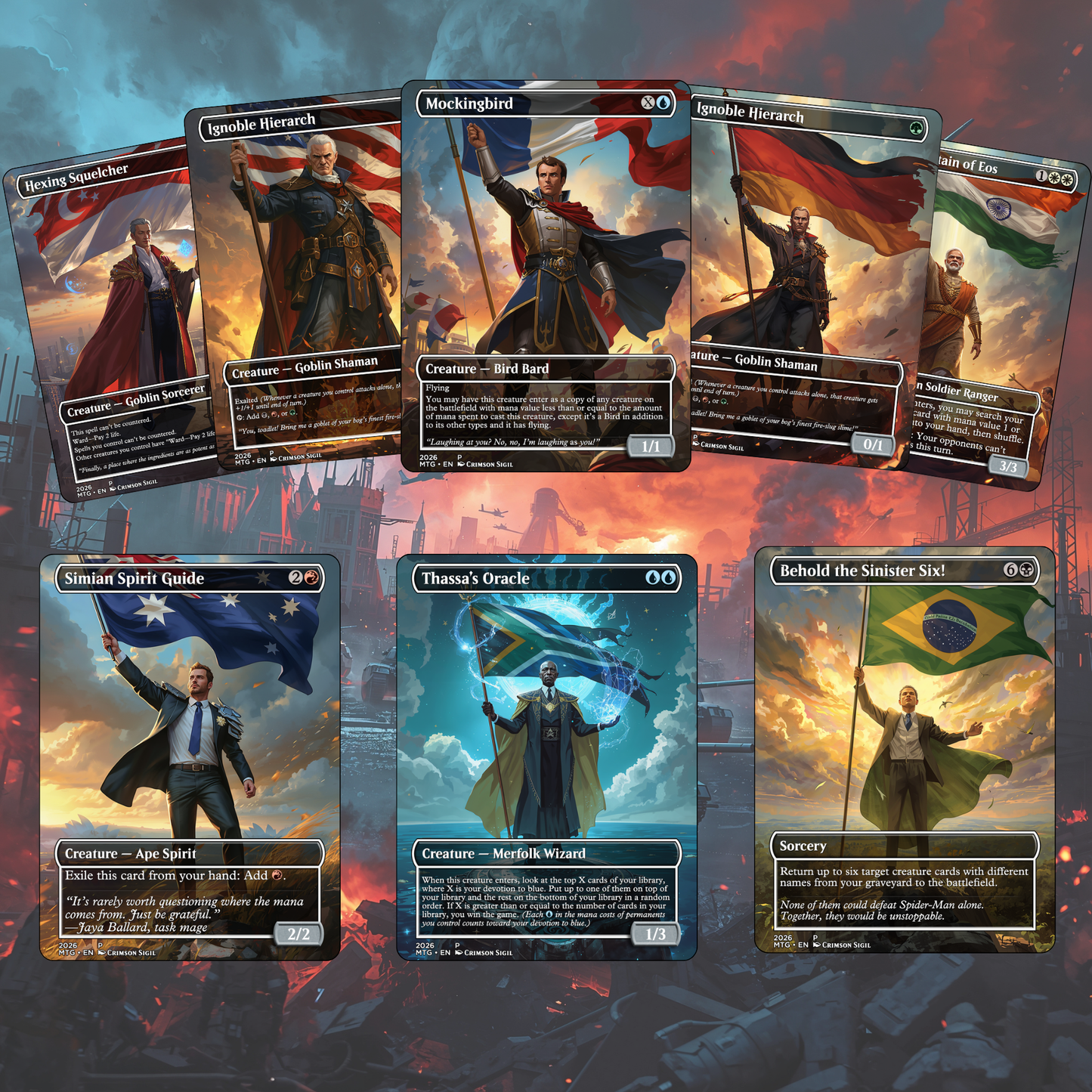 Council Of War Kings MTG Proxy Commander Deck