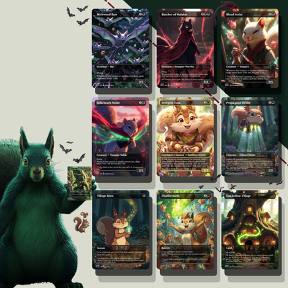 Squirrel Sovereign MTG Proxy Commander Deck