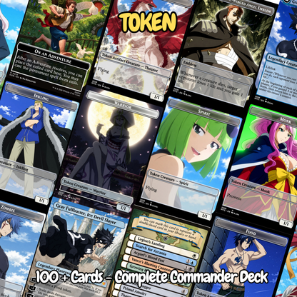 Fairy Tail MTG Proxy Commander Deck