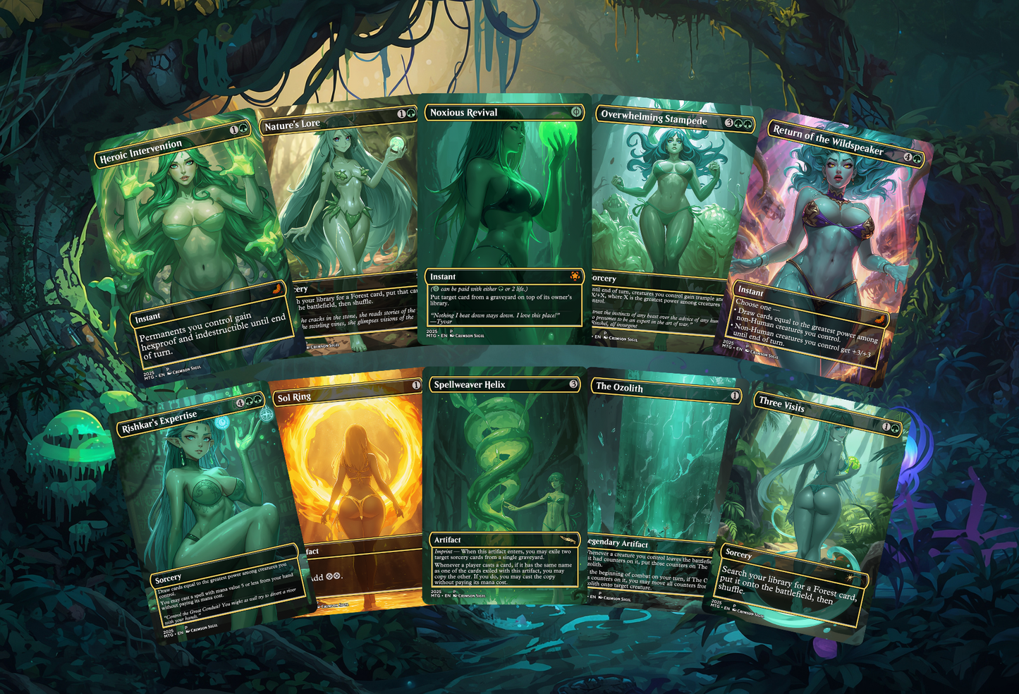 Slime Storm MTG Proxy Commander Deck