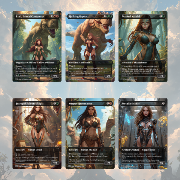 Dinosaurs MTG Proxy Commander Deck