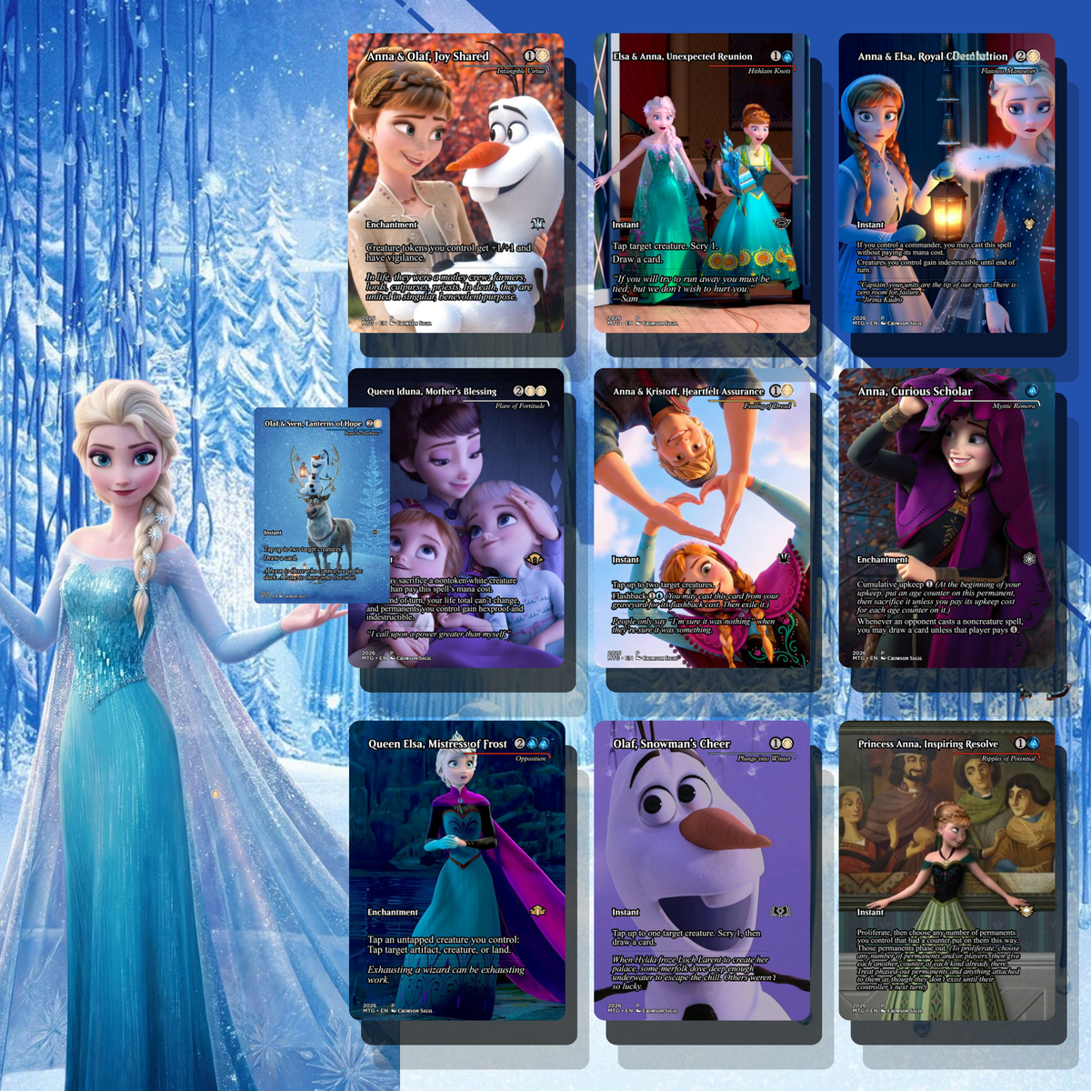 Frozen MTG Proxy Commander Deck