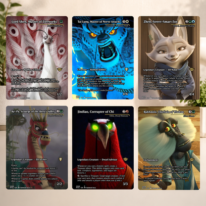 Kung Fu Panda MTG Proxy Commander Deck
