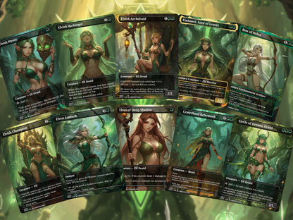 Lathril Elves MTG Proxy Commander Deck