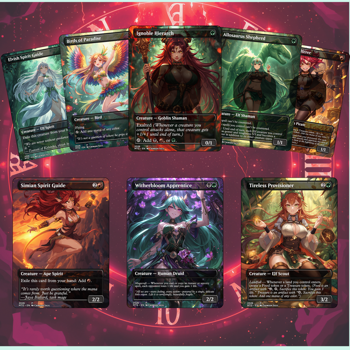 Arcane Realm MTG Proxy Commander Deck