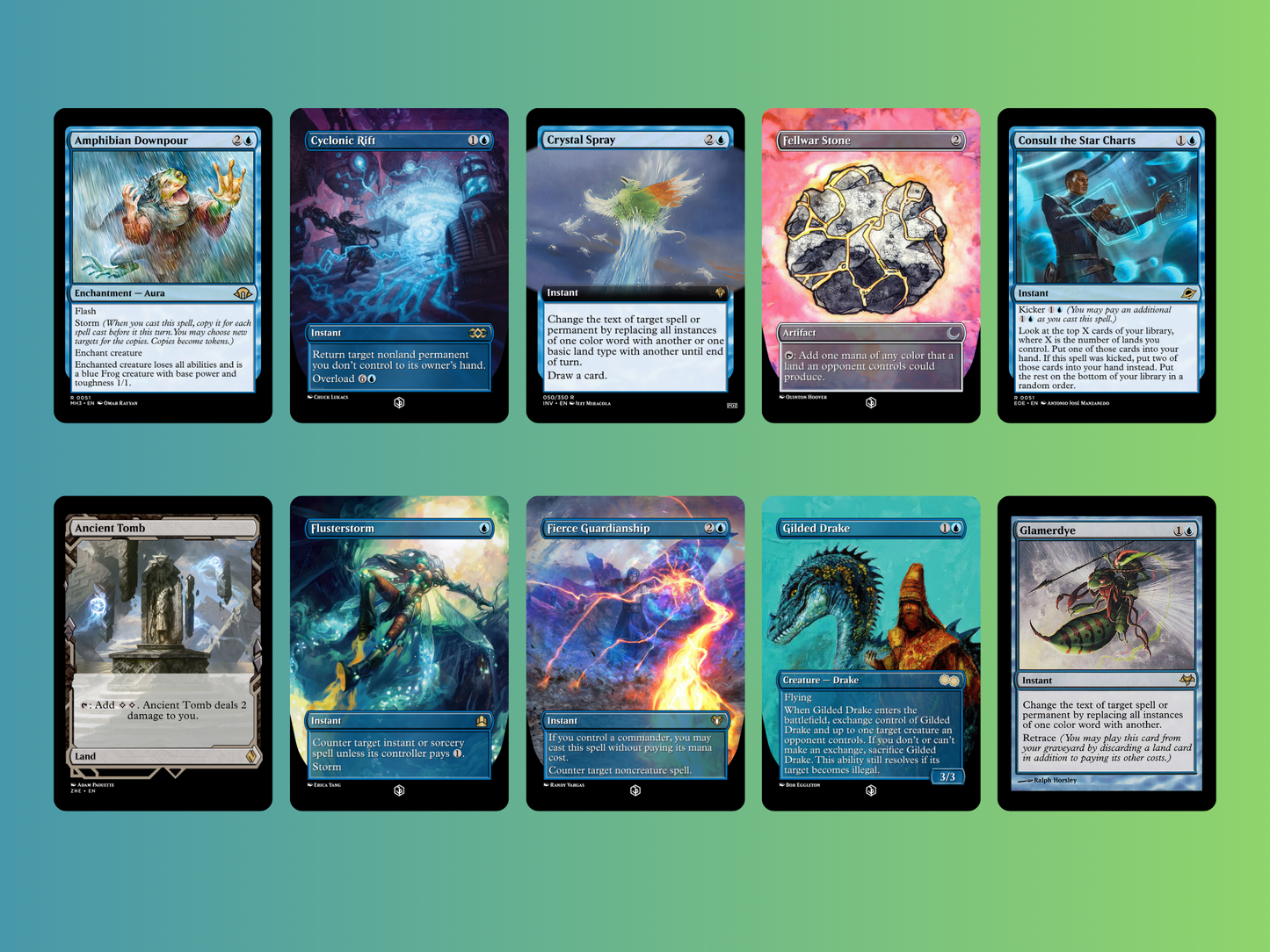 Twitch Control MTG Proxy Commander Deck