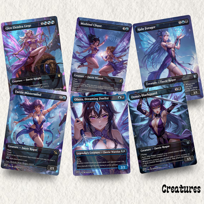 Alela Fearies MTG Proxy Commander Deck
