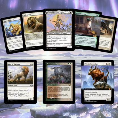 Twin Paws Alliance MTG Proxy Commander Deck