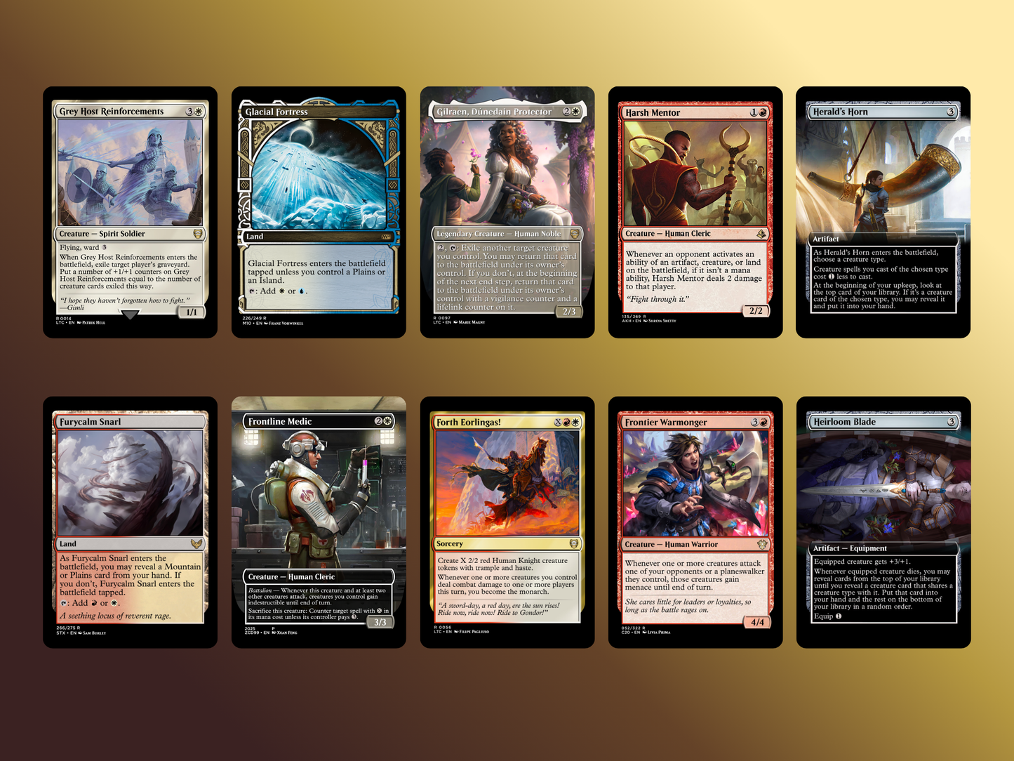 Riders of Rohan MTG Proxy Commander Deck