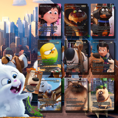The Secret Life of Pets MTG Proxy Commander Deck