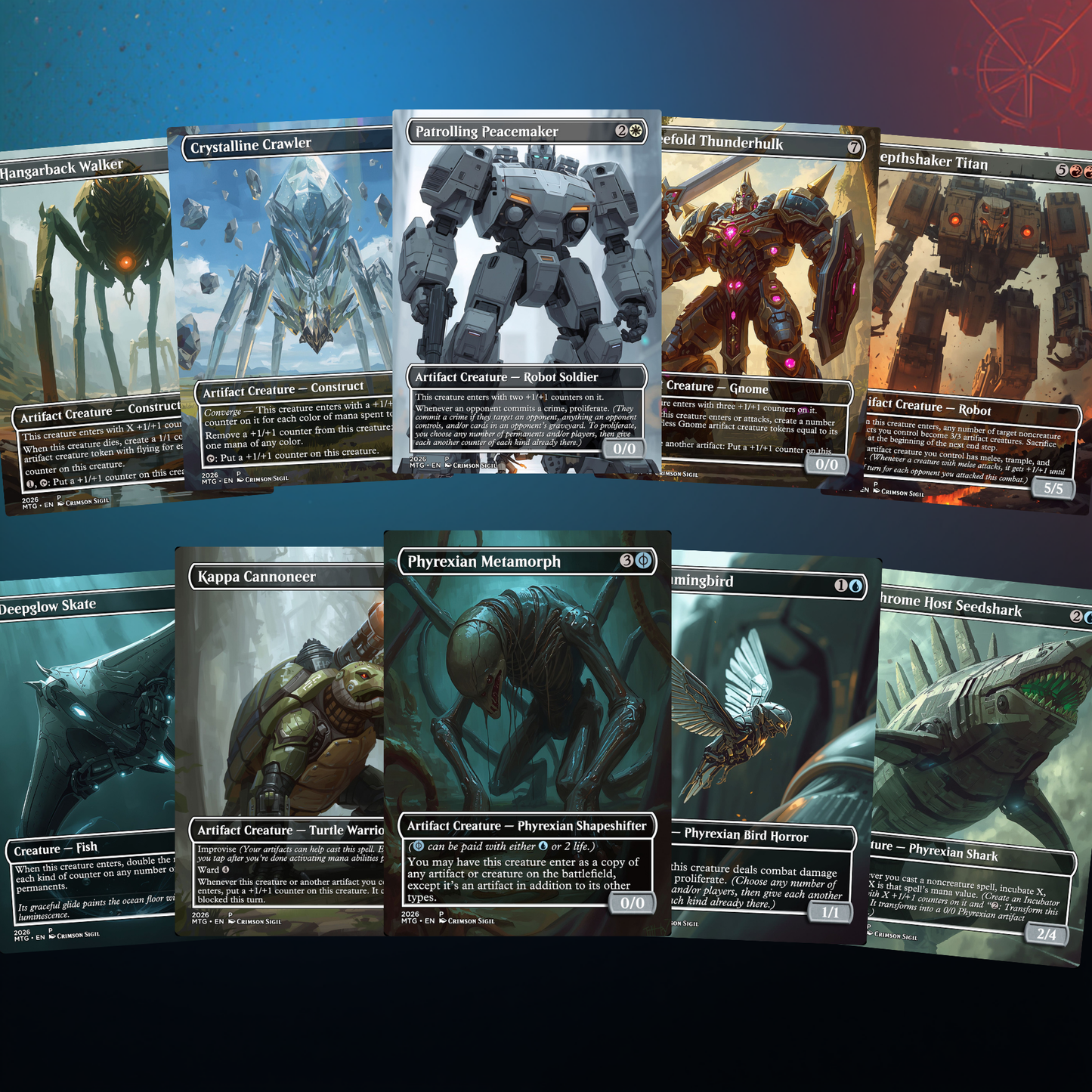 Flesh Rewritten MTG Proxy Commander Deck